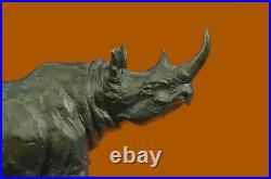 Hand Made Milo Rhino Sculpture Statue Figurine Decor Hot Cast Figurine Art