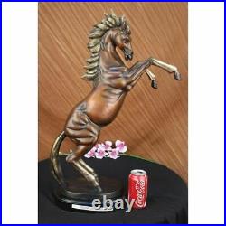 Hand Made Muscular Toned Horse Animal Art Statue Figurine Bronze Sculpture GIFT
