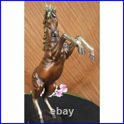 Hand Made Muscular Toned Horse Animal Art Statue Figurine Bronze Sculpture GIFT