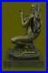 Hand_Made_Native_American_Indian_Woman_Statue_Sculpture_Figurine_Bronze_Art_Deco_01_vvt