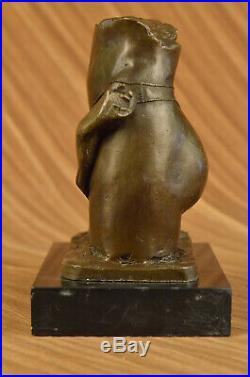 Hand Made Nude Female Torso Bronze Sculpture Statue Abstract Figurine Decor