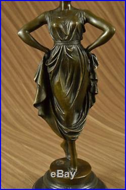 Hand Made Nude Gril Woman Bronze Marble Statue Venus Classic Art Decor Gift