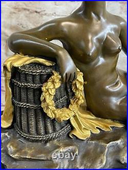Hand Made Nude Napoleon Sister Bronze Sculpture Lost Wax Method Sculpture Sale