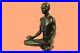 Hand_Made_Original_Fisher_Yoga_Teacher_Hot_Cast_Deco_Bronze_Sculpture_Statue_Art_01_tg