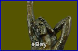 Hand Made Original Vitaleh Nude Female Abstract Century Bronze Sculpture Statue