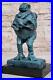 Hand_Made_Picasso_Baboon_Monkey_Animal_Holding_Her_Baby_Genuine_Bronze_Statue_01_azoh