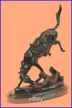 Hand Made Pony by Frederic Remington Bronze Statue Sculpture Western Americana