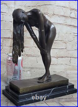 Hand Made Quality Aldo Vitaleh Art De Statue Figurine Bronze Sculpture Hot Cast