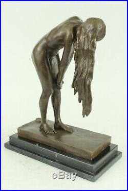Hand Made Quality Aldo Vitaleh Art De Statue Figurine Bronze Sculpture Hot Cast