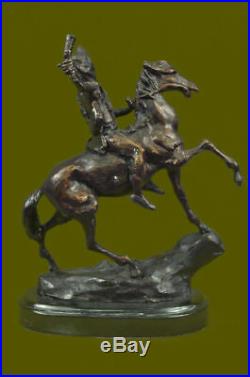 Hand Made Remington Bronze Statue, The Scalp, fourth sculpture Figurine Artwork
