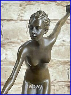Hand Made Sculpture Bronze Statue Roman Greek Mythology Diana Huntress Figure