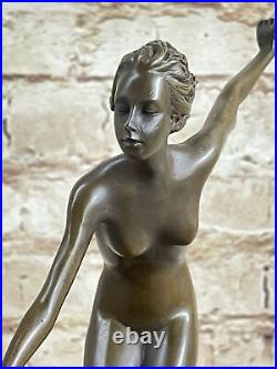 Hand Made Sculpture Bronze Statue Roman Greek Mythology Diana Huntress Statue