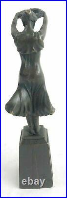 Hand Made Sculpture Bronze Statue Roman Greek Woman Figurine Mythology Diana