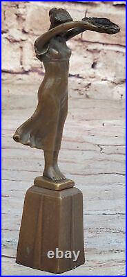 Hand Made Sculpture Bronze Statue Roman Greek Woman Mythology Diana