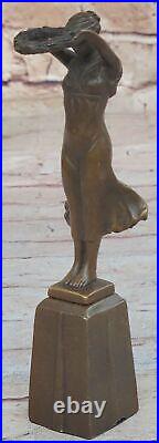 Hand Made Sculpture Bronze Statue Roman Greek Woman Mythology Diana