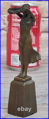 Hand Made Sculpture Bronze Statue Roman Greek Woman Mythology Diana