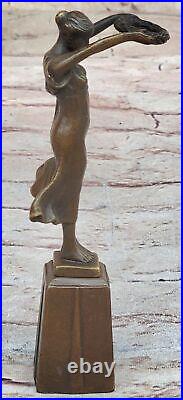 Hand Made Sculpture Bronze Statue Roman Greek Woman Mythology Diana