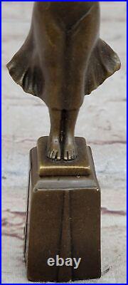 Hand Made Sculpture Bronze Statue Roman Greek Woman Mythology Diana