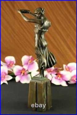 Hand Made Sculpture Bronze Statue Roman Greek Woman Mythology Diana Hot Cast