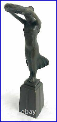 Hand Made Sculpture Bronze Statue Roman Greek Woman Mythology Diana Statue Art