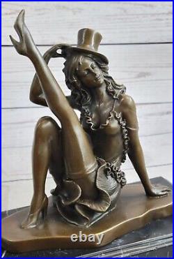 Hand Made Sexy Dancer Made by Lost Wax Method Bronze Sculpture Figurine Sale
