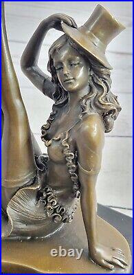 Hand Made Sexy Dancer Made by Lost Wax Method Bronze Sculpture Figurine Sale