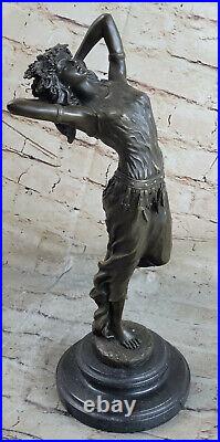 Hand Made Turkish Dancer Bronze Statue by Cesaro Home Office Decoration Deal