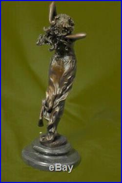 Hand Made Turkish Dancer Bronze Statue by Vitaleh Home Office Decoration Deal