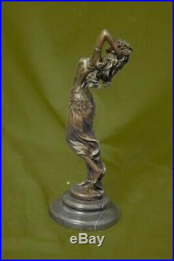 Hand Made Turkish Dancer Bronze Statue by Vitaleh Home Office Decoration Deal