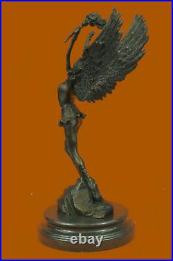 Hand Made Venus Goddess of Love Bronze Sculpture Statue Art Figurine by Moreau
