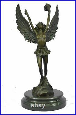 Hand Made Venus Goddess of Love Bronze Sculpture Statue Art Figurine by Moreau
