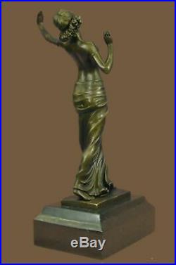 Hand Made Vienna Art Bronze Figure Preifs Nude Dancer Sculpture Statue Gift