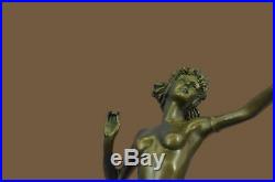 Hand Made Vienna Art Bronze Figure Preifs Nude Dancer Sculpture Statue Gift