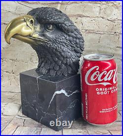 Hand Made Vienna Bronze American Bald Eagle bronze Sculpture Statue Art NR Hand Made Vienna Bronze American Bald Eagle bronze Sculpture Statue Art NR