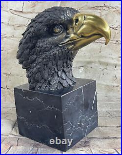 Hand Made Vienna Bronze American Bald Eagle bronze Sculpture Statue Art NR Hand Made Vienna Bronze American Bald Eagle bronze Sculpture Statue Art NR