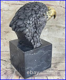 Hand Made Vienna Bronze American Bald Eagle bronze Sculpture Statue Art NR Hand Made Vienna Bronze American Bald Eagle bronze Sculpture Statue Art NR