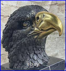 Hand Made Vienna Bronze American Bald Eagle bronze Sculpture Statue Art NR Hand Made Vienna Bronze American Bald Eagle bronze Sculpture Statue Art NR