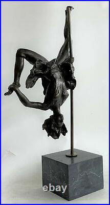 Hand Made Vitaleh Original Nude Erotic Ar Statue Figurine Bronze Sculpture EX