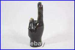 Hand Sign Victory Victory Bronze Figure Bronze Sculpture (RE251) Hand Sign Victory Victory Bronze Figure Bronze Sculpture (RE251)