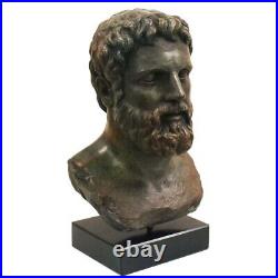 Heracles Hercules sculpture handmade plaster artifact bronze effect