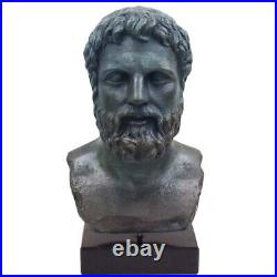 Heracles Hercules sculpture handmade plaster artifact bronze effect