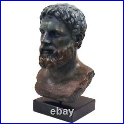 Heracles Hercules sculpture handmade plaster artifact bronze effect