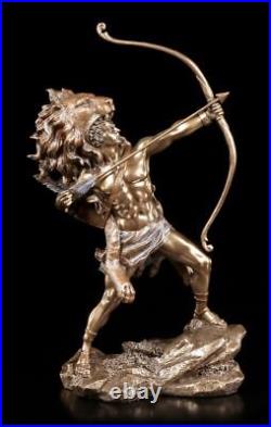 Hercules Figure with Bow Hercules Statue Bronze Look Veronese