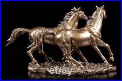 Horse Figures WilderGalop Veronese Decorative Statue Bronze Look