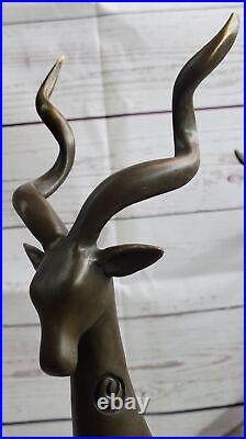Hot Cast Dish Planter Rams Ram Hand Made Bronze Statue Figurine Figure Sale Art