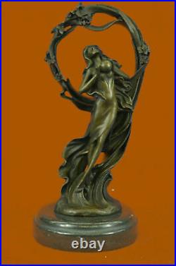 By Dancer Like Fairly Graceful Nouveau Art Gift Handmade bronze sculpture M 
