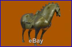 Huge Sale Horse Bronze Sculpture Mantle Statue Hot Cast Figurine Hand Made Deal