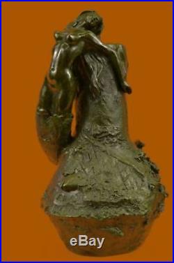 Huge Sale VitalehMermaids Bronze Vase Statue Made by Lost Wax Figurine