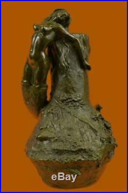 Huge Sale VitalehMermaids Bronze Vase Statue Made by Lost Wax Figurine