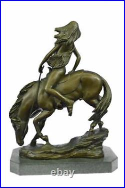 Lady Godiva on Her Horse Bronze Statue/Figurine Hand Made Nude Erotic Art